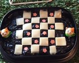 2月5日　市松　海苔弁当　中学生　詰め方作り方4写真