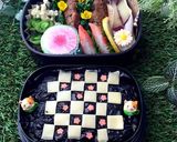 2月5日　市松　海苔弁当　中学生　詰め方作り方8写真