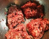 デミグラスハンバーグ粗挽き肉で肉感アップ作り方3写真