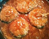 デミグラスハンバーグ粗挽き肉で肉感アップ作り方11写真