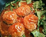 デミグラスハンバーグ粗挽き肉で肉感アップ作り方12写真