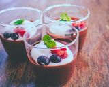 44℃ 簡単＆濃厚生チョコグラスケーキ作り方31写真