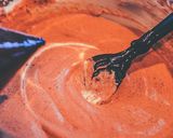 44℃ 簡単＆濃厚生チョコグラスケーキ作り方26写真