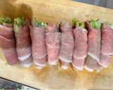 豚肉のレタスとチーズ巻き作り方3写真
