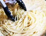 明太子生クリームパスタ作り方7写真