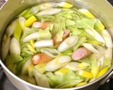 ねぎとウインナーの酸辣湯風ぽかぽかスープ作り方2写真