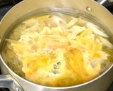 ねぎとウインナーの酸辣湯風ぽかぽかスープ作り方3写真