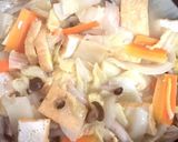 ☆簡単☆和風☆白菜の甘醤油あんかけ作り方6写真
