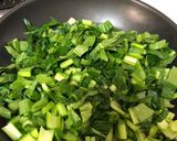 小松菜の胡麻油炒め作り方1写真