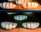 バターロール生地で…ソーセージロール作り方6写真
