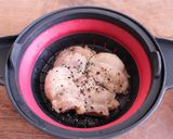 レンジで簡単！鶏もも肉のねぎ塩ゆず風味作り方5写真