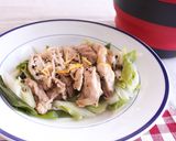レンジで簡単！鶏もも肉のねぎ塩ゆず風味作り方6写真