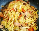 10分で簡単和風きのこパスタ作り方7写真