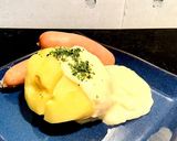 じゃが芋へ　みそ味クリーム添え作り方4写真