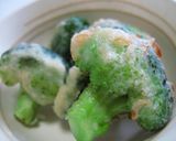 まるでたこ焼き？ブロッコリーの天ぷら☆作り方3写真