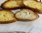 カリカリフランスパンに赤いトマト作り方2写真