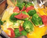 芽キャベツ、イカ、ガリのお好み焼き風作り方5写真