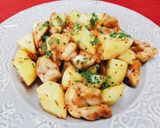 鶏肉とじゃが芋のハニーマスタード炒め♬作り方6写真
