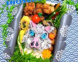 鬼滅の刃★嘴平伊之助キャラ弁作り方18写真