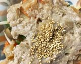レンジりんごソースひき肉のせドーム蒸し作り方17写真