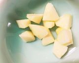 全てレンジじゃがいもひき肉りんごソース丼作り方4写真