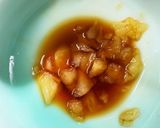 全てレンジじゃがいもひき肉りんごソース丼作り方7写真