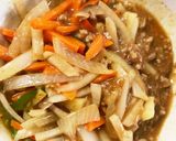 全てレンジひき肉カレールーでハヤシライス作り方12写真