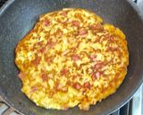 カリフラワーとベーコンのお好み焼き作り方7写真