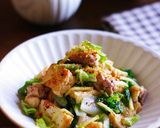 鶏もも肉と厚揚げのレンチン七味生姜白菜煮作り方17写真