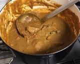 残ったカレーとコンビニで和風カレーうどん作り方1写真