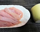 ヘルシー！【鶏ささみのヒリヒリみぞれ煮】作り方1写真
