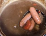 残ったカレーとコンビニで和風カレーうどん作り方10写真