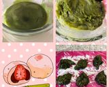 とちおとめがお洒落〜♡抹茶いちご大福♪作り方4写真
