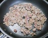 簡単!きくらげの豚すき焼き作り方3写真