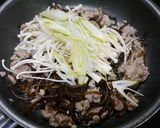 簡単!きくらげの豚すき焼き作り方4写真