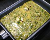 簡単！きくらげとほうれん草のオムレツ作り方5写真