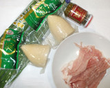 豚肉と筍水煮とニラの炒め物♪簡単作り方1写真