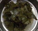 鉄観音茶のババロア・黒糖ラムソース掛け作り方2写真