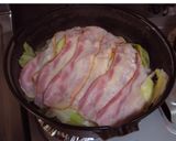 簡単ヘルシーキャベツとベーコンの酒蒸し作り方10写真