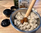 里芋の和風ポテサラ*vegan作り方3写真