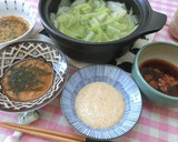 4種のつけだれで楽しめる♪白菜だけの鍋　作り方7写真