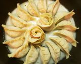 野菜たっぷり☆羽つき餃子&薔薇餃子作り方10写真