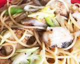 柚子とタラの醤油パスタ作り方6写真