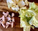 簡単手軽な【アンチョビキャベツ】おつまみ作り方1写真