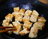 簡単節約ベジおかず☆高野豆腐の青のり焼き作り方4写真