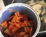 鯖とキムチの豆乳スープ作り方4写真