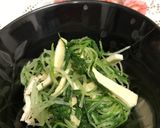 簡単♪水菜の麺つゆ辛子和え作り方8写真