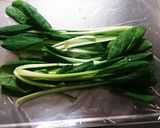 お手軽♪小松菜やほうれん草のレンジ茹で作り方2写真