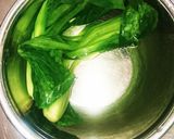 お手軽♪小松菜やほうれん草のレンジ茹で作り方5写真