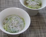 レタスとしらすのスープ作り方4写真